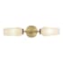 Alora Lighting Krysta 20" Tall Bathroom Sconce Brushed Gold / Opal Glass