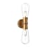 Alora Lighting Marcel 2 Light 8" Tall Wall Sconce Aged Gold