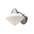 Alora Lighting Nora 8" Tall Wall Sconce with Opal Glass Shade Brushed Nickel