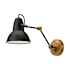 Alora Lighting Felix 8" Tall Wall Sconce Matte Black / Aged Gold