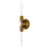 Alora Lighting Claire 8" Tall Wall Sconce Aged Gold
