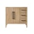 Altair Laurel 36" Single Free Standing Vanity Cabinet Only - Less Vanity Top Weathered Fir