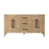 Altair Laurel 60" Double Free Standing Vanity Cabinet Only - Less Vanity Top Weathered Fir