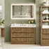 Altair Navan 48" Free Standing Single Basin Vanity Set with Cabinet and Engineered Stone Vanity Top Weathered Brown