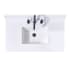 Altair Andalo 37" Engineered Stone Vanity Top with Backsplash Snow White