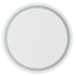 Altair Padova 32" Diameter Contemporary Circular Frameless Bathroom Wall Mirror with Light N/A
