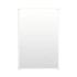 Altair Aurora 24"W x 36"H Rectangular Flat Aluminum Frameless Wall Mounted Bathroom Mirror with LED Lighting No Frame