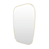 Altair Florian 26"W x 48"H Specialty Flat Aluminum Framed Wall Mounted Bathroom Mirror with LED Lighting Brushed Gold
