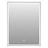 Altair Fenice 24" x 32" Lighted Framed Single Door Medicine Cabinet Matte Black