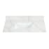 Altair Arbios 36" Quartz Vanity Top with Backsplash Calacatta White