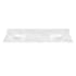 Altair Arbios 72" Quartz Vanity Top with Backsplash Calacatta White