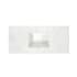Altair Ceres 49" Engineered Stone Vanity Top with Backsplash Grain White