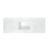 Altair Ceres 61" Engineered Stone Vanity Top with Backsplash Grain White