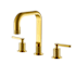 Altair Wishful 1.2 GPM Widespread Bathroom Faucet Brushed Gold