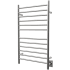 Amba Radiant 23-5/8"W x 43"H 120 V Plug-In/Hardwired Stainless Steel Towel Warmer with 12 Bars Brushed