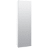 American Pride Manhattan 12" x 36" Single Door Medicine Cabinet with Polished Edge Mirror White