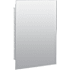 American Pride Horizon 16" x 22" Single Door Medicine Cabinet with Polished Edge Mirror White