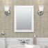 American Pride Deerfield 16" x 22" Single Door Medicine Cabinet with White Painted Wood Frame White