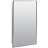 American Pride Vista 16" x 26" Single Door Medicine Cabinet with Stainless Steel Framed Mirror White
