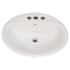 American Standard Aqualyn 20-3/8" Drop In Porcelain Bathroom Sink White