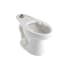 American Standard Madera Elongated Toilet Bowl Only With Everclean, Top Spud, Slotted Rim For Bedpan Holding - Less Seat and Flushometer White