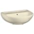 American Standard Evolution 22" Pedestal Vitreous China Bathroom Sink Top Only with Single Hole Faucet Mount Bone