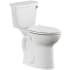 American Standard Cadet 1.28 GPF Two Piece Elongated Toilet with Right Hand Lever White