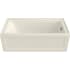 American Standard Town Square S 60" Three Wall Alcove Acrylic and Fiberglass Soaking Tub with Right Drain Linen