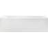 American Standard Studio 60" L x 30" W Three Wall Alcove Acrylic Soaking Tub with Right Drain and Overflow White