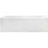 American Standard Studio 60" L x 30" W Three Wall Alcove Acrylic Soaking Tub with Left Drain and Overflow White