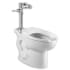 American Standard Madera Elongated One-Piece Toilet With Top Spud, EverClean Surface, and Manual Flushometer - Less Seat White