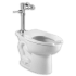 American Standard Madera Elongated One-Piece Toilet with EverClean Surface and Manual Flushometer - Less Seat White