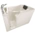 American Standard Premium 51-1/2" Walk-In Soaking Bathtub with Left-Hand Drain, Comfort Jets, and Quick Drain Pump - Roman Tub Filler and Handshower Included Linen
