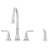 American Standard Delancey Double Handle Widespread Kitchen Faucet - Includes Side Spray Polished Chrome