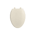 American Standard Cadet Elongated Closed-Front Toilet Seat with Soft Close, Quick Release, Ever-Tite and EverClean Linen