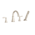 American Standard Edgemere Deck Mounted Roman Tub Filler - Includes Hand Shower Brushed Nickel
