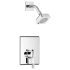 American Standard Times Square Shower Only Trim Package with 1.75 GPM Multi Function Shower Head Polished Chrome