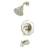 American Standard Reliant 3 Tub and Shower Trim Package with 1.75 GPM Single Function Shower Head Brushed Nickel