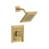American Standard Town Square S Shower Only Trim Package with 1.8 GPM Single Function Shower Head Brushed Cool Sunrise