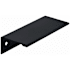 Amerock Edge Pull 3-3/4 Inch Center to Center Finger Cabinet Pull - Pack of 10 Matte Black