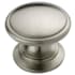 Amerock Ravino 1-1/4 Inch Diameter Mushroom Cabinet Knob - Package of 10 Satin Nickel