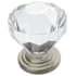 Amerock Traditional Classics 1-1/4 Inch Geometric Cabinet Knob Satin Nickel
