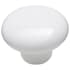 Amerock Everyday Heritage 1-1/2 Inch Mushroom Cabinet Knob White