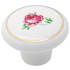 Amerock Allison Value 1-1/2 Inch Diameter Mushroom Cabinet Knob White