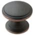 Amerock Ravino 1-1/4 Inch Diameter Mushroom Cabinet Knob - Package of 25 Oil Rubbed Bronze