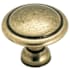 Amerock Everyday Heritage 1-3/8 Inch Mushroom Cabinet Knob Light Brass