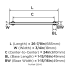 Amerock-BH26545-Dimensions of Front View