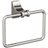 Amerock Davenport 5-1/4" Wall Mounted Towel Ring Brushed Nickel
