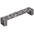 Amerock Calathea 5-1/16 Inch Center to Center Handle Cabinet Pull Black Chrome