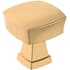 Amerock Stature 1-1/4 Inch Square Cabinet Knob Champagne Bronze